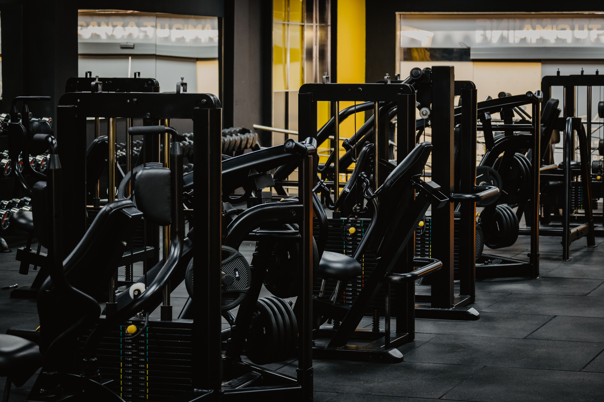 Sala de musculación Zenith Training — Zona de máquinas